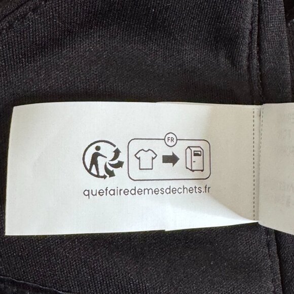 NWOT Zara Halter Top Woman's sz S Open Back Tuxedo Lapels Black Party - Picture 8 of 12